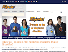 Tablet Screenshot of fanisetas.com